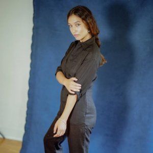 Black Linen Beatrice Valenzuela Picasso Jumpsuit